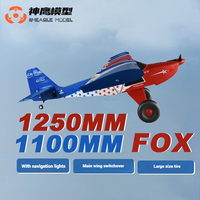 New Professional Fox Electric Model Rc Remote Control Aircraft Fixed Wing Model Off-Road Large Tire Flap Epo Foam Trainer Toys