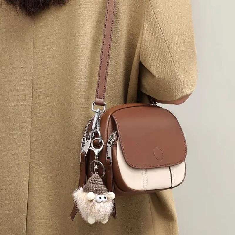 

Advanced Western Style Bag for Women 2025 New Small Design Crossbody Bag Mini Round Bag Handheld Single Shoulder Women's Bag