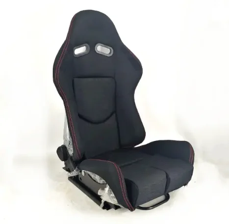 JBR 1020 Series Fiberglass Carbon Fiber Back Fabric Bucket Sport Seats Universal Racing Seats