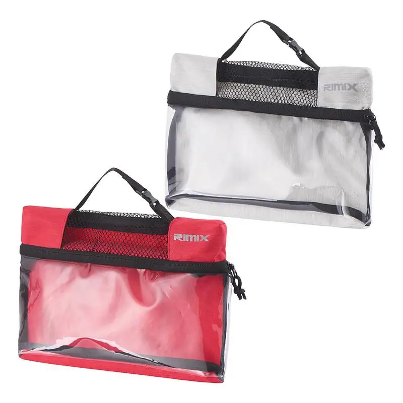 Zipper Travel Bag For Toiletries Waterproof Crystal Clear Toiletry Bags M Air Travel Cosmetic Bag Set With Zipper For Women Men