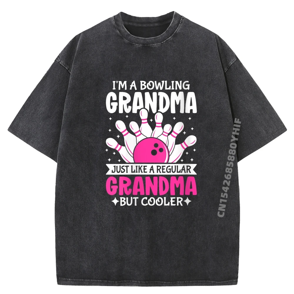 

Женская женская забавная новинка для боулинга, бабушки, семейная рубашка для боулинга, футболка с графическим рисунком, мужская удобная стираная рубашка в повседневном стиле