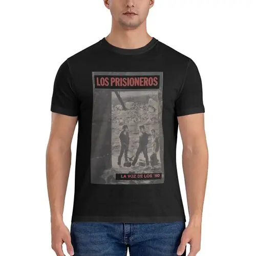 Los Prisioneros LA Voz Se '80 The Prisoners Voice Of 80s T Shirt XL