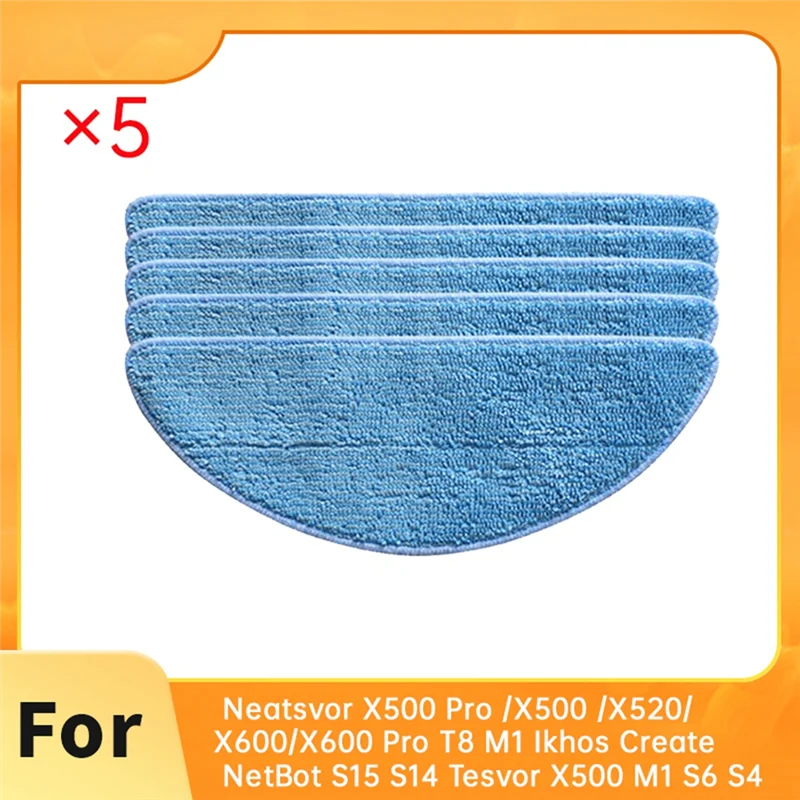 A02V-เปลี่ยนMop PadสําหรับNeatsvor X500 Pro/X500/X520/X600/X600 Pro T8 M1 Ikhosสร้างNetbot S15 S14 Tesvor X500 M1 S6 S4 Va