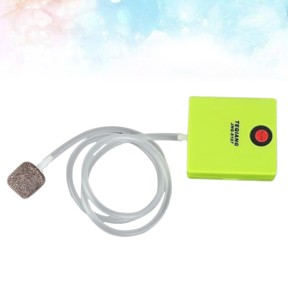 

Mini Outdoor Portable Fishing Oxygenated Pump Fishing Aquarium Oxygen Pump Light Green (Air Tube + Air Stone)