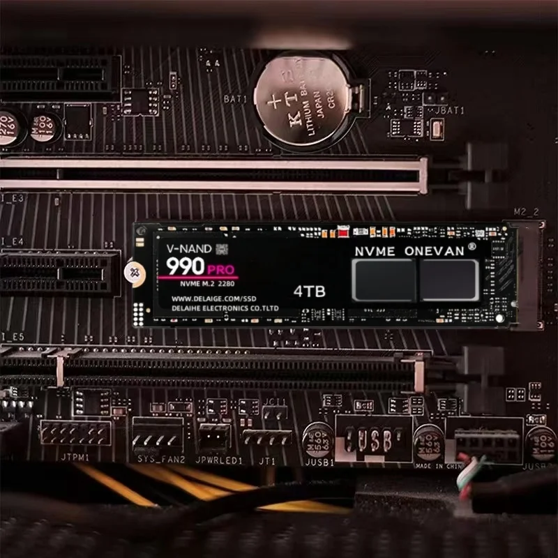 2025 SSD 990 1080 Pro M2 NVME 1T 2T 4T High Performance Hard Drive PC PS5 Portable Laptop Desktop Hard Drive