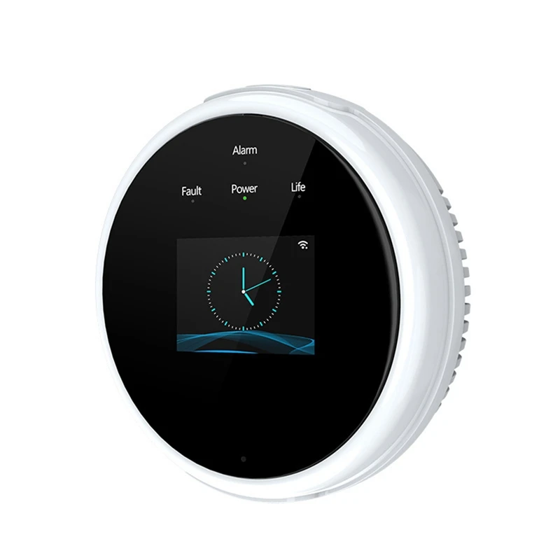 Tuya Sensor De Vazamento De Casa Inteligente, Detector De Gás WiFi, Display LED, Detectores De Vazamento De Gás Natural, Alarme, US Plug, Hot, TTKK