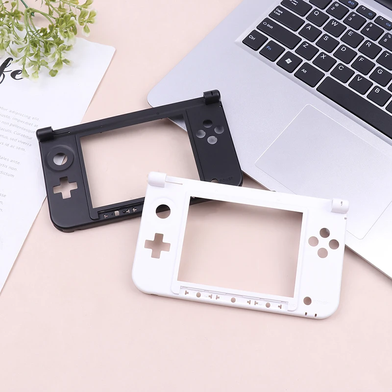 

50PA Compatible with 3DS XL LL Replacement Hinge Part Bottom Middle Frame Shell Housing Case for 3dsxl Game Console Case