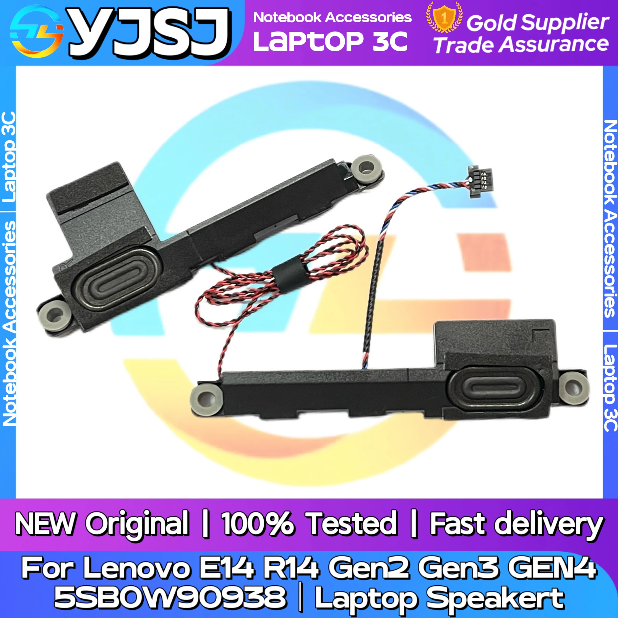 

New GENUINE Original Laptop Speaker For Lenovo Thinkpad E14 Gen2 Gen3 built-in speaker horn audio 5SB0W90934 PK23000SJC0