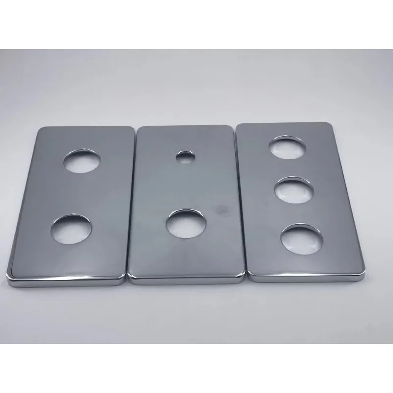 الجملة مخصص المطبخ التعميم زيادة الفولاذ المقاوم للصدأ غطاء الزخرفية غطاء دش السباكة صنبور الملحقات 50-80 مللي متر #6