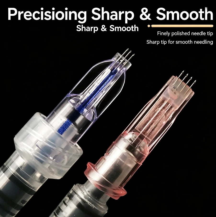 Disposable hand injection water light 34G three needle four needle Feite eye neck line ultra-fine mosquito non painless needle 1