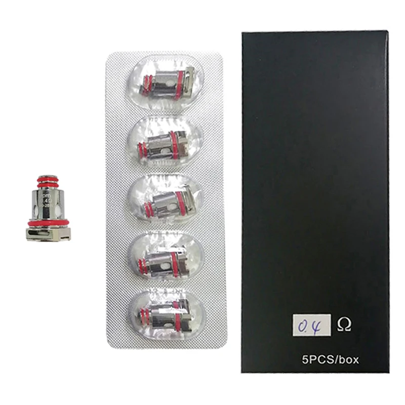 5 pz/scatola Mesh Coil Generic RPM 0.4ohm sostituzione Core Tools accessori per RPM