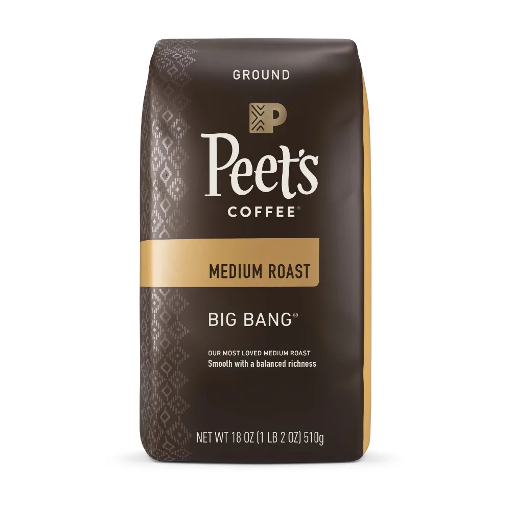 

Кофе Big Bang Premium средней обжарки молотый, арабика, 18 унций