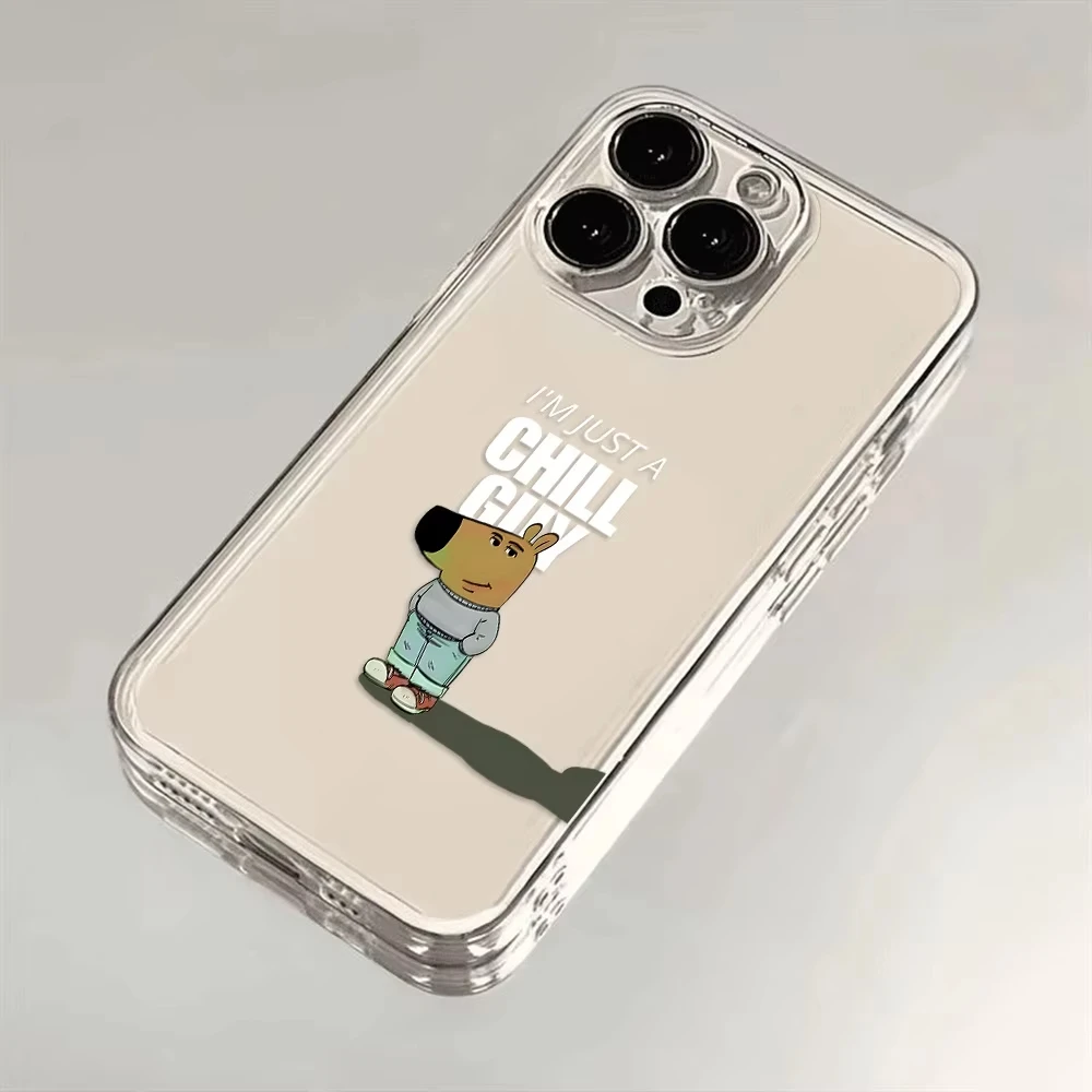 INS أنا مجرد رجل البرد جراب هاتف آيفون 16 15 14 13 12 11 برو ماكس XR X XS 13 12 غطاء صغير ناعم واضح #2