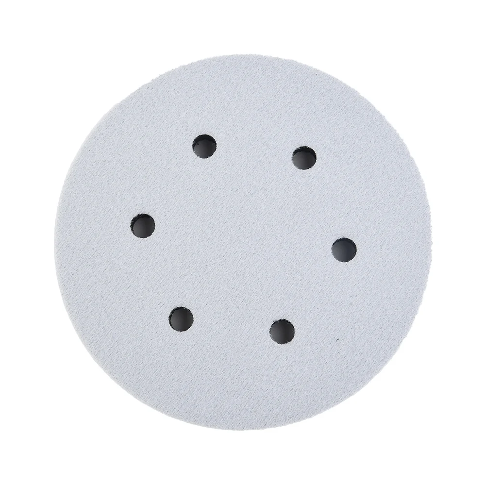=6inch 150mm Interface Pad 6-Hole Soft Buffer Spong Pad & Foam Disc Hook=And=Loop Sanding Disc Buffer Pad For Sander Power Tools