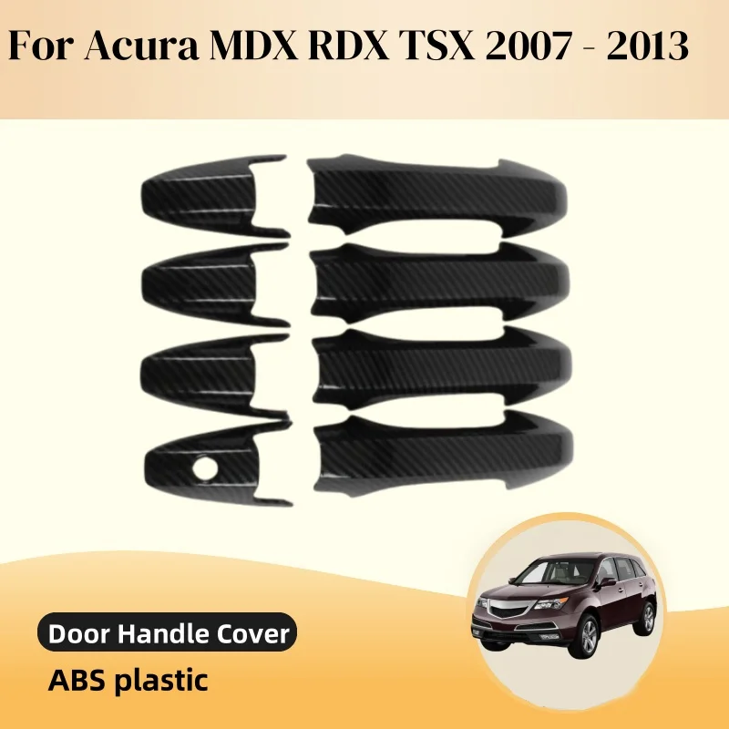 Car Accessories Exterior Components Decorate Trim For Acura MDX RDX TSX 2007 2008 2009 2010 2011 2012 2013 Door Handle Cover