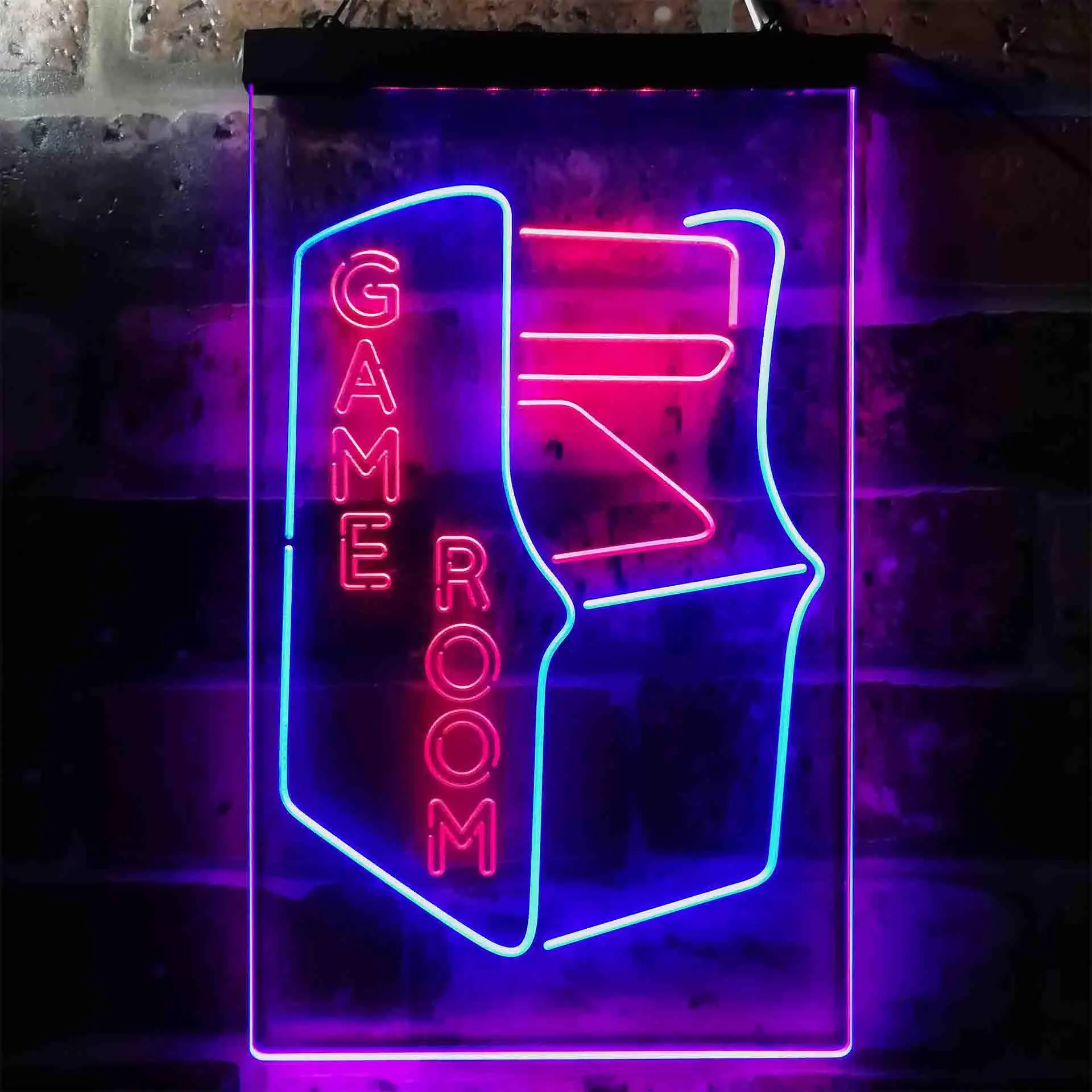Arcade Machine Game Room Dual Color Led Neon Sign st6-i3944