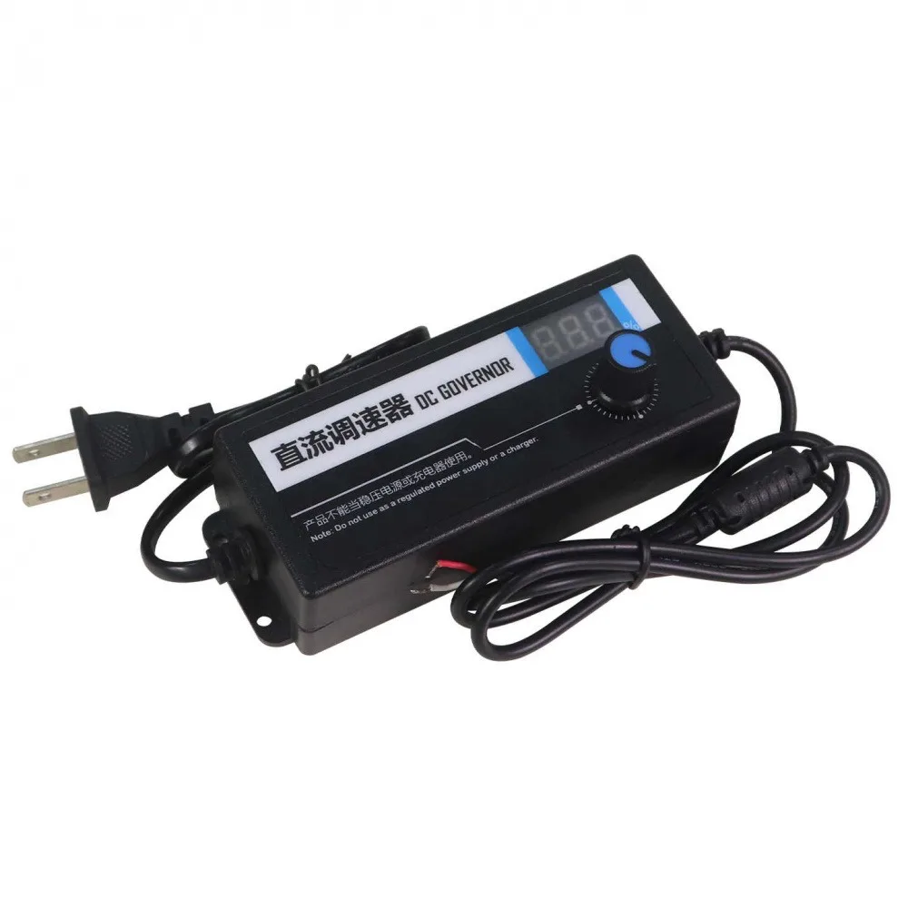 

AC220V to 12V DC Motor Speed Governor 12V 3A Digital Display DC Stepless Speed Regulation Dimming Slow Start and Stop Regulator