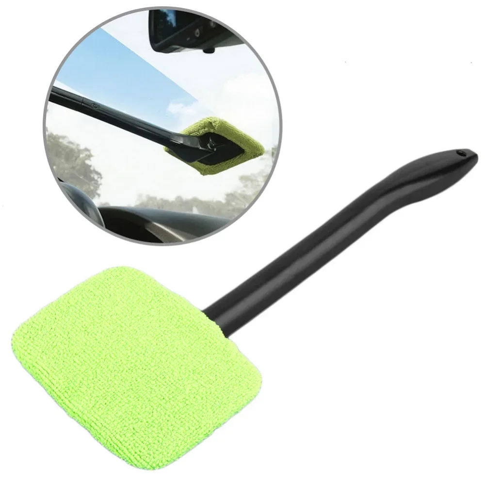 Car Front Windshield Defogging Brush Dust Removal Car Cleaning Long Handle Household Glass Clean Brushes Car Detailing Tools
