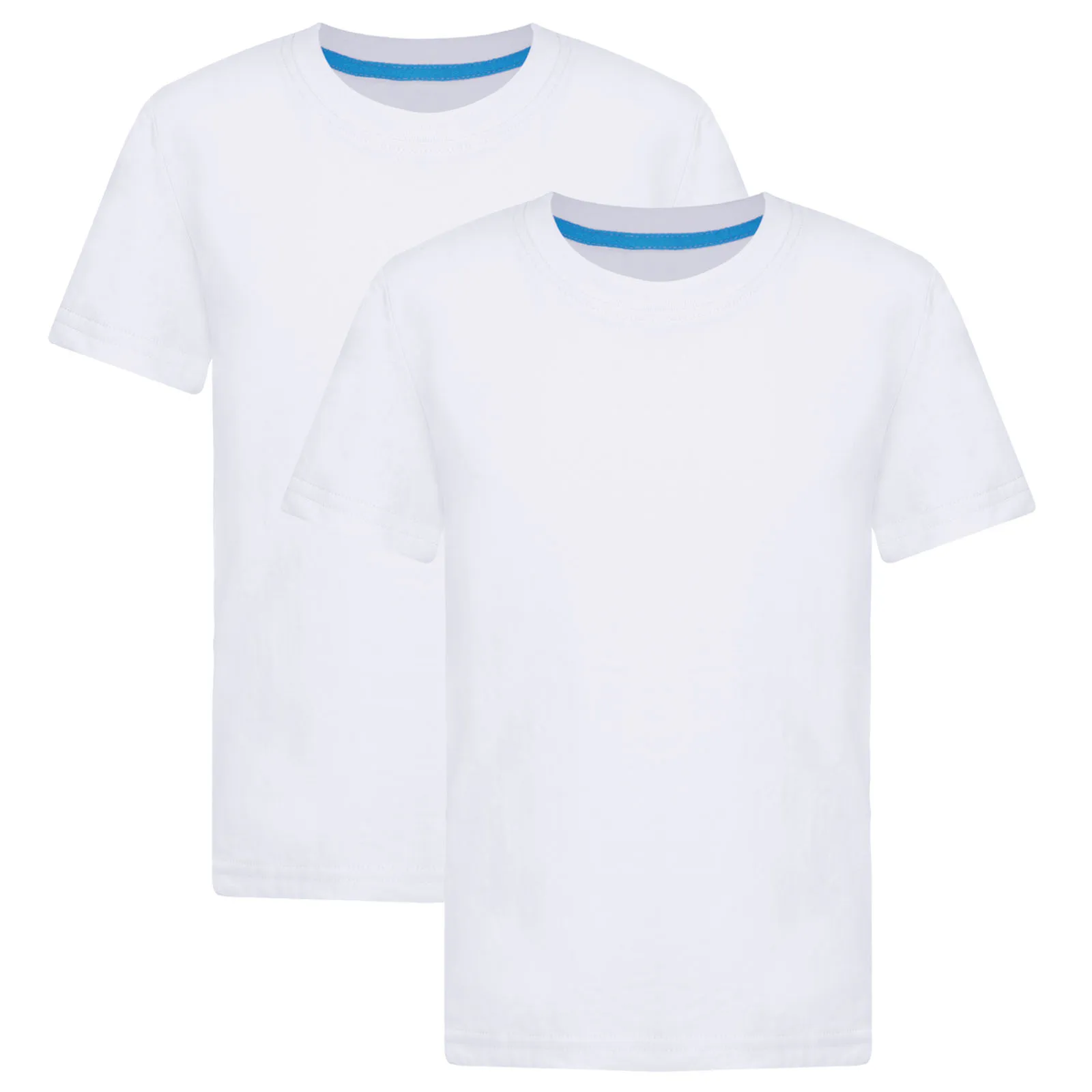 

2Pcs Kids Boys Girls Simple Shirts Cotton Soft Short Sleeve Round Neck Pure T-shirt Class Uniform Tees Top Casual Clothing 2025