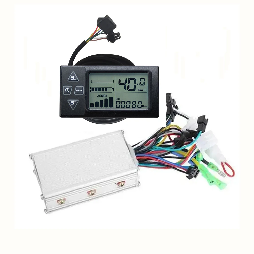 24V/36V/48V S861 Lcd Ebike Display Dashboard With 350W DC Motor Controller Voor Elektrische Fiets Bldc Controller For Ebike Part