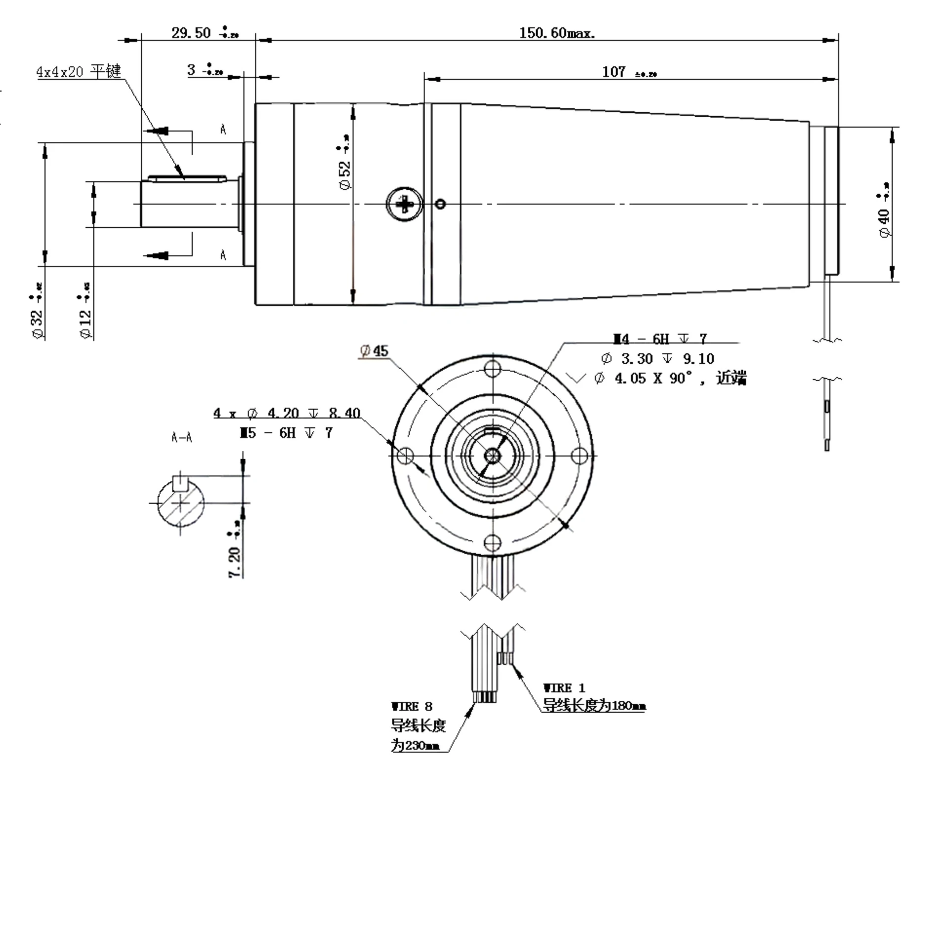 Faradyi personalizado de alta calidad eléctrico Mini pequeño Micro hueco taza DC Motor BLDC sin núcleo motores sin escobillas