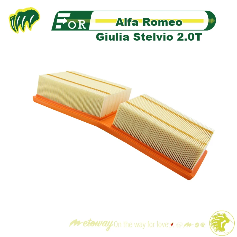 For Alfa Romeo Giulia Stelvio 2.0T Car Cabin Air Filter Auto Climate Control Gases Replace Accessories Replacement Filter