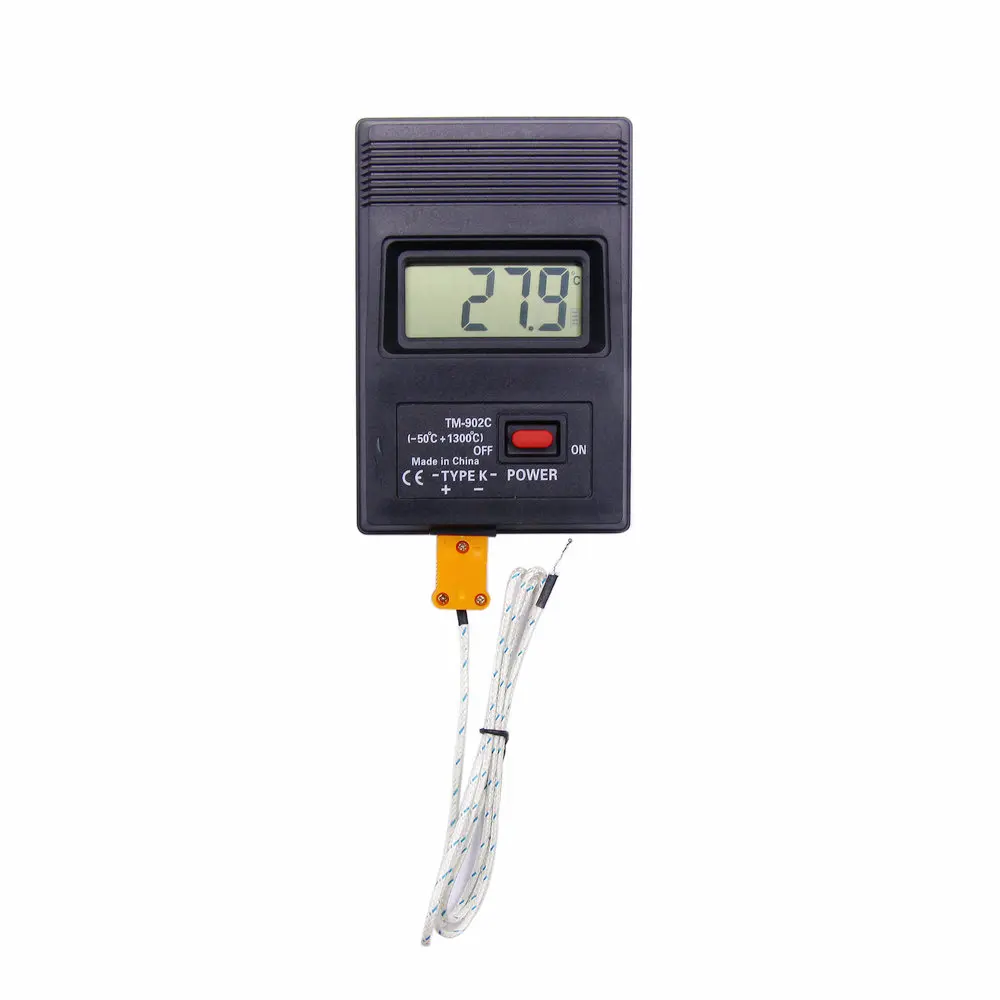 TM-902C (-50C to 1300C) Temperature Meter TM902C Digital K Type Thermometer Sensor + Thermocouple Probe detector