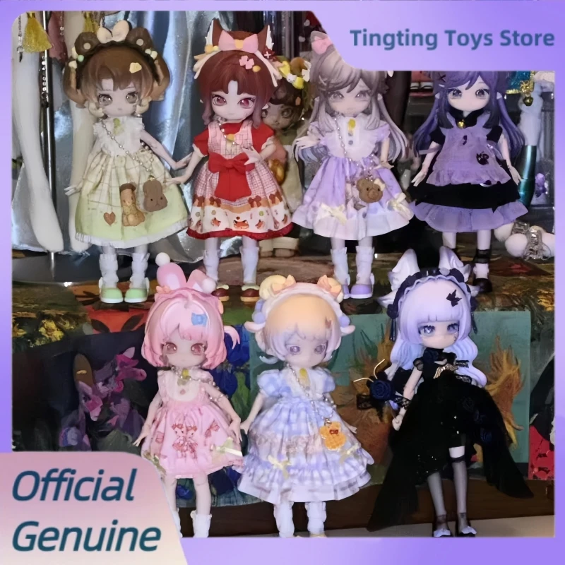 

Подлинная Minty Story Fantasy Forest Series Bjd Mystery Box Kawaii 12-точечная коллекция кукол Bjd, украшение, экшн-фигурка, игрушка в подарок