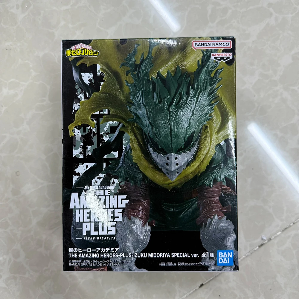

BANDAI My Hero Academia Аниме Фигурка Midoriya Izuku Vol.6 Коллекционная модель игрушки Подлинная коробка The Amazing Heroes plus