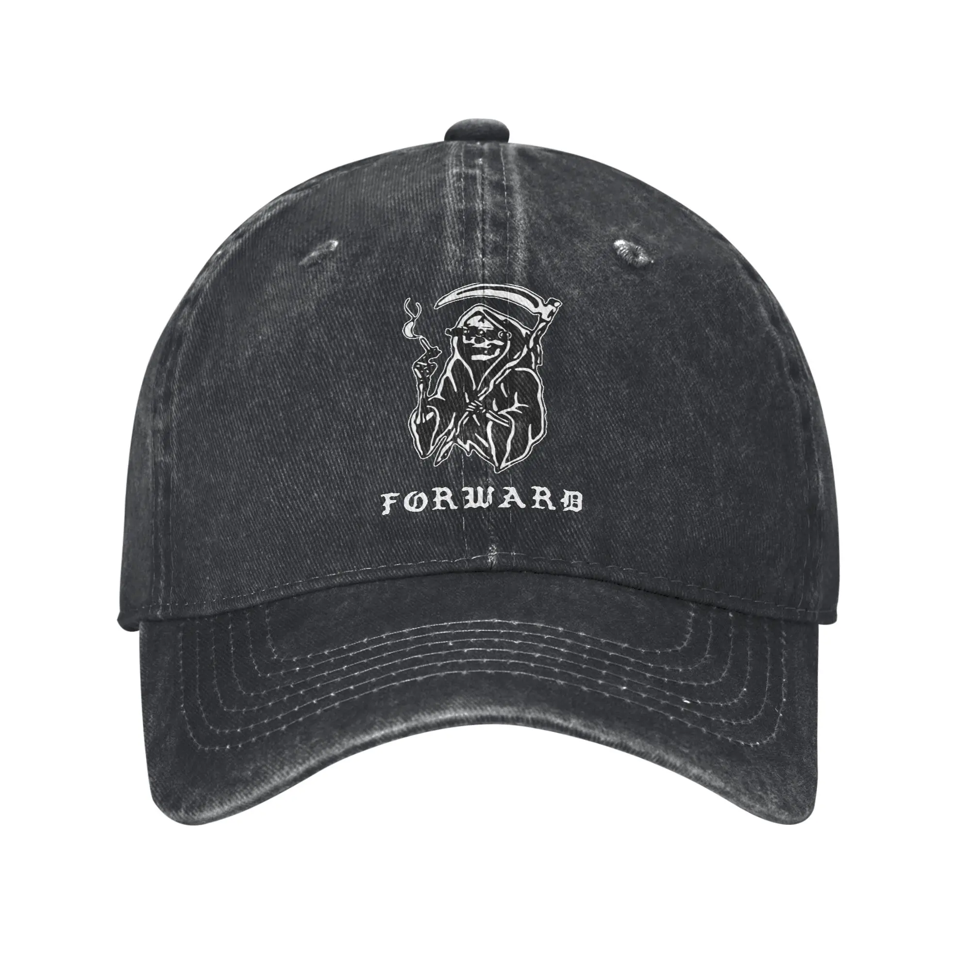 Casual Forward Observations Baseball Caps for Men Women Distressed Washed Snapback Hat Outdoor All Seasons Travel Adjustable Cap