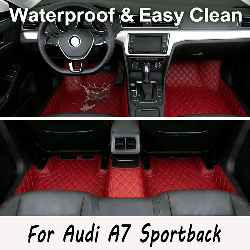 

Custom Car Floor Mats for Audi A7 Sportback 4GA 4GF 2010-2018 Year Interior Accessories