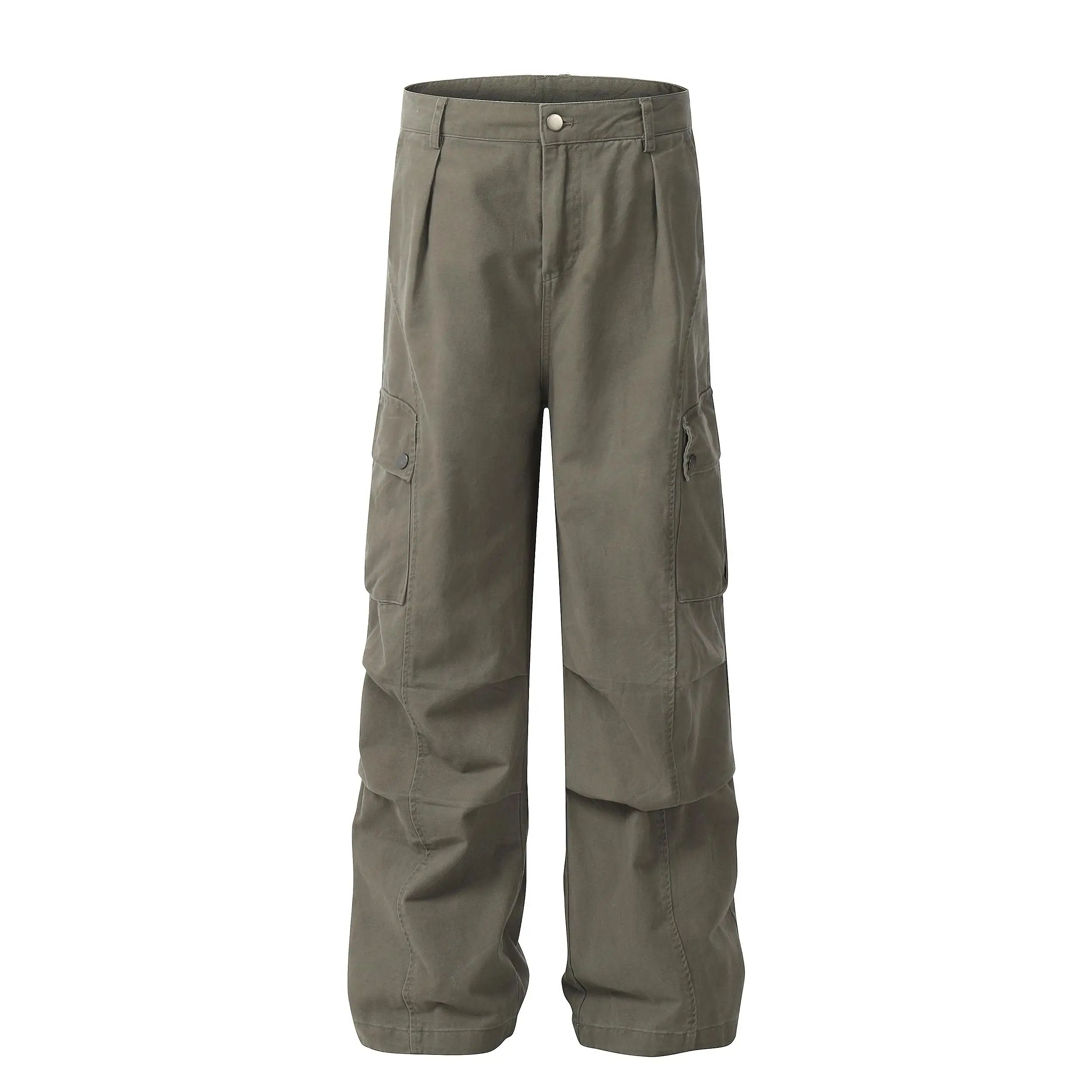 

Aurora Service Paratrooper Casual Workwear Long Pants Vintage Straight Loose Wide Leg Work Trousers Youthful Vitali Sle
