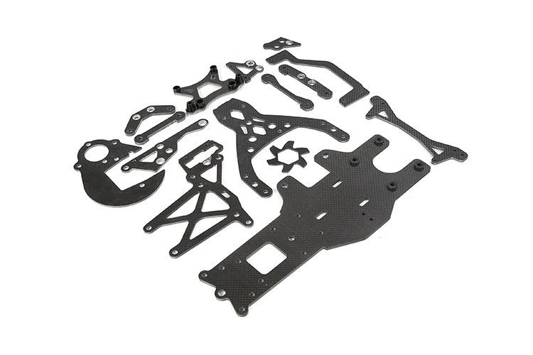 Lichtgewicht ondersteuningsset van koolstofvezel voor 1/5 ROFUN HPI BAJA 5B 5T 5SC