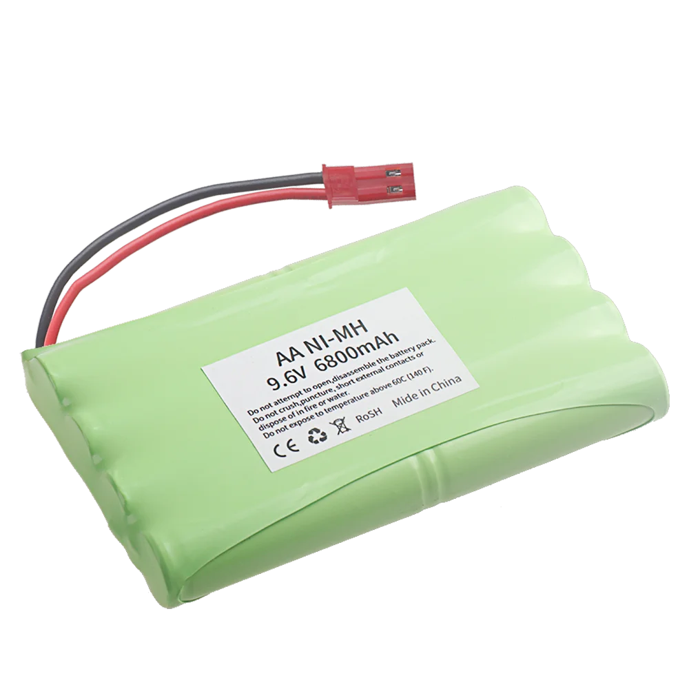 NiMH AA 9.6v Batteries 9.6V 6800mAh Rechargeable Battery With Tamiya/SM/JST Connector For Rc toys Cars Tanks Trucks Rc Boat