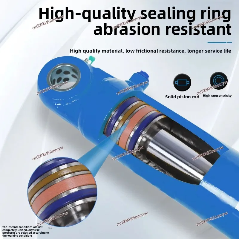 

Manufacturer supplies hydraulic cylinder 5T non-standard oil head earrings for two-way lifting telescopic engineering