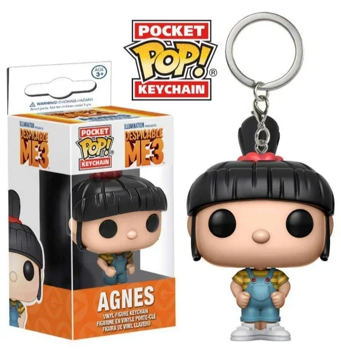 جديد Funko Pop حقير التوابع لي كارل بيجامة بوب أغنيس جيب البوب المفاتيح صعود GRV ألعاب شخصيات الفينيل #3