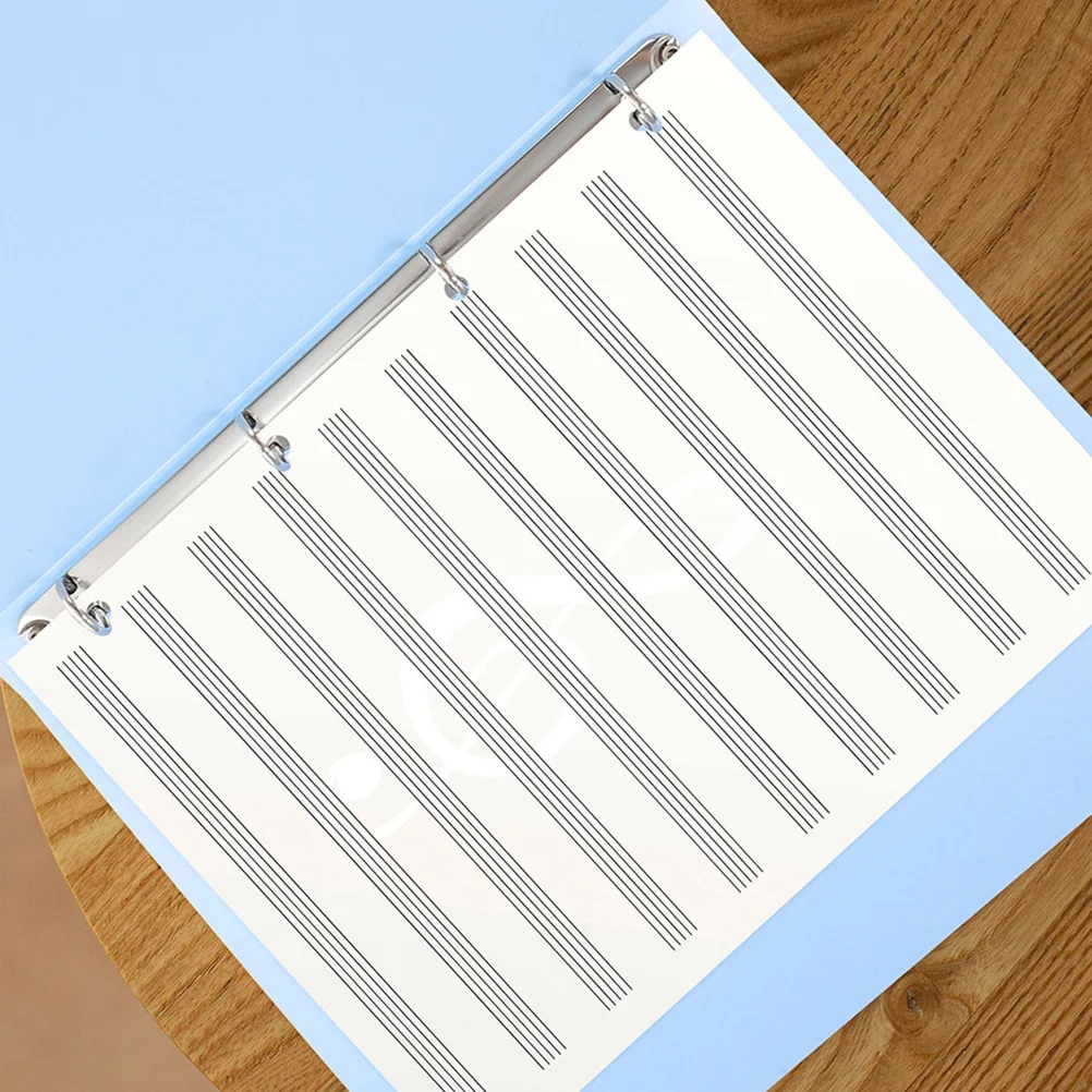 3pcs Punch Hole Loose Leaf Folder Portable A4 File Organizer For Office School Home Document Storage Sheet Protector Binder