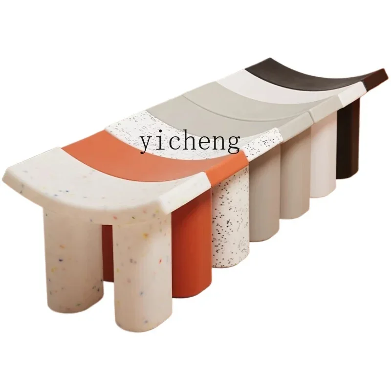 b2 Plastic Shoe Changing Stool Home Doorway Sofa Pedal Low Stool Bedroom Dressing Stool