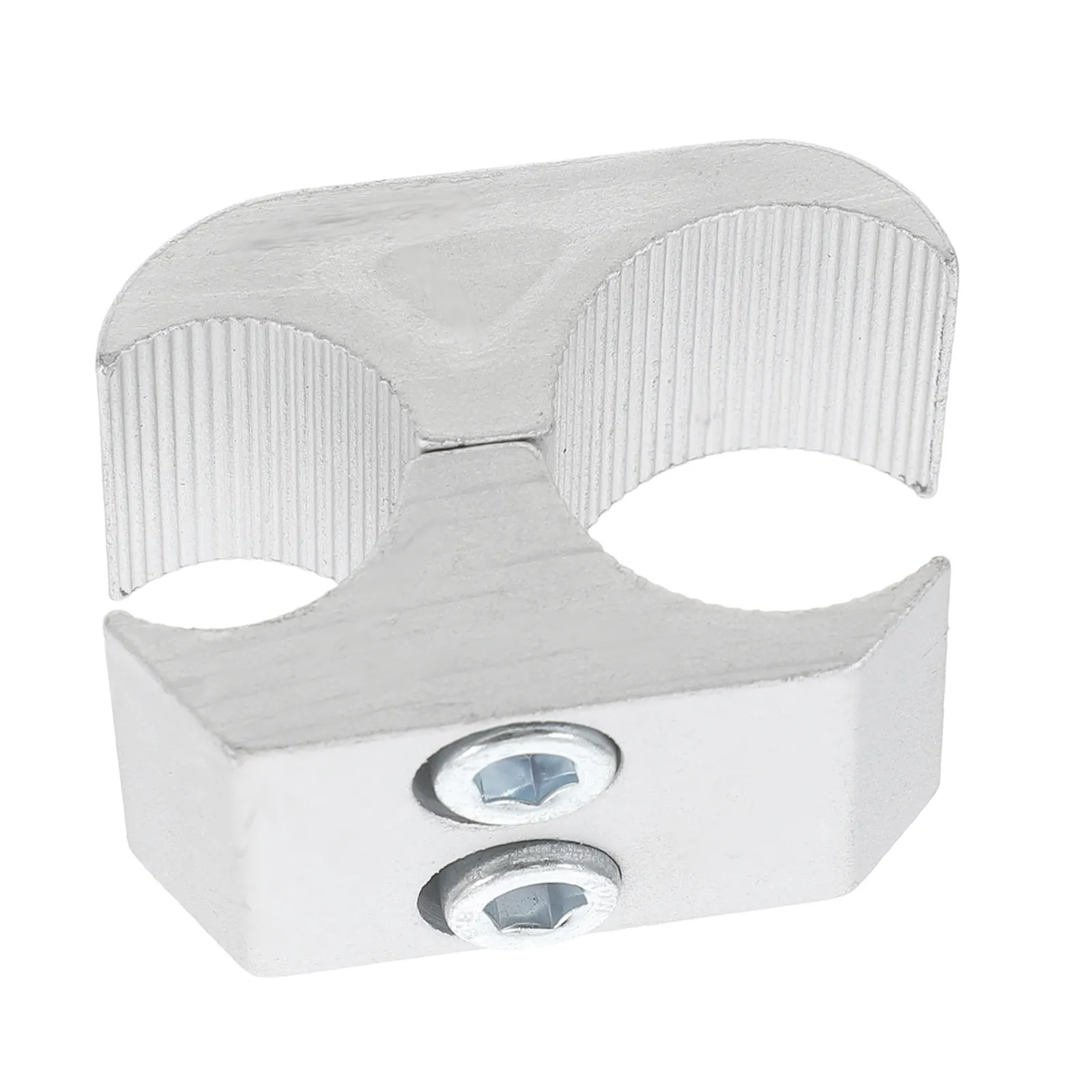 Aluminum Alloy Wheelchair Pipe Clamp Heavy Duty Secure Locking Mechanism Easy Install Remove Indoor Outdoor Use Versatile Cane
