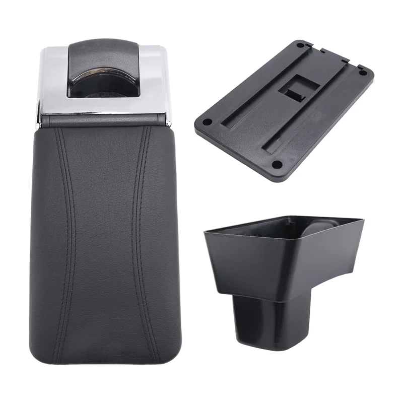 

A82E-Car Storage Box PU Leather Central Armrest Box For Suzuki Swift 2005-2019 Interior Accessories