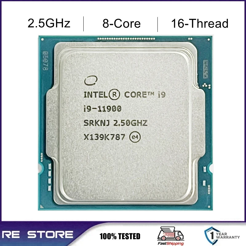 Intel Core i9 11900 2.5GHz Eight-Core 16-Thread LGA 1200 processor