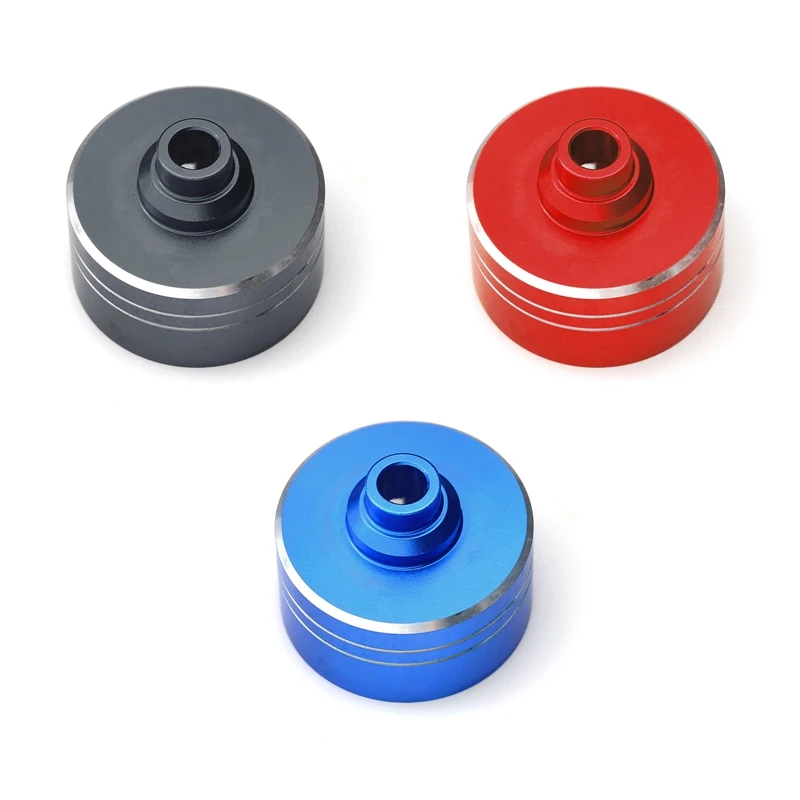 For TAMIYA XV-02 TT02D TT02 Universal Metal Front, Middle And Rear Universal Differential Case,Red Accessories