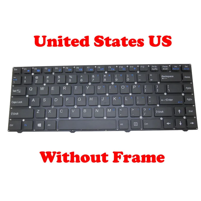 YD Laptop KR US Keyboard For Hansung X44 Korean KR English US Black No Frame New