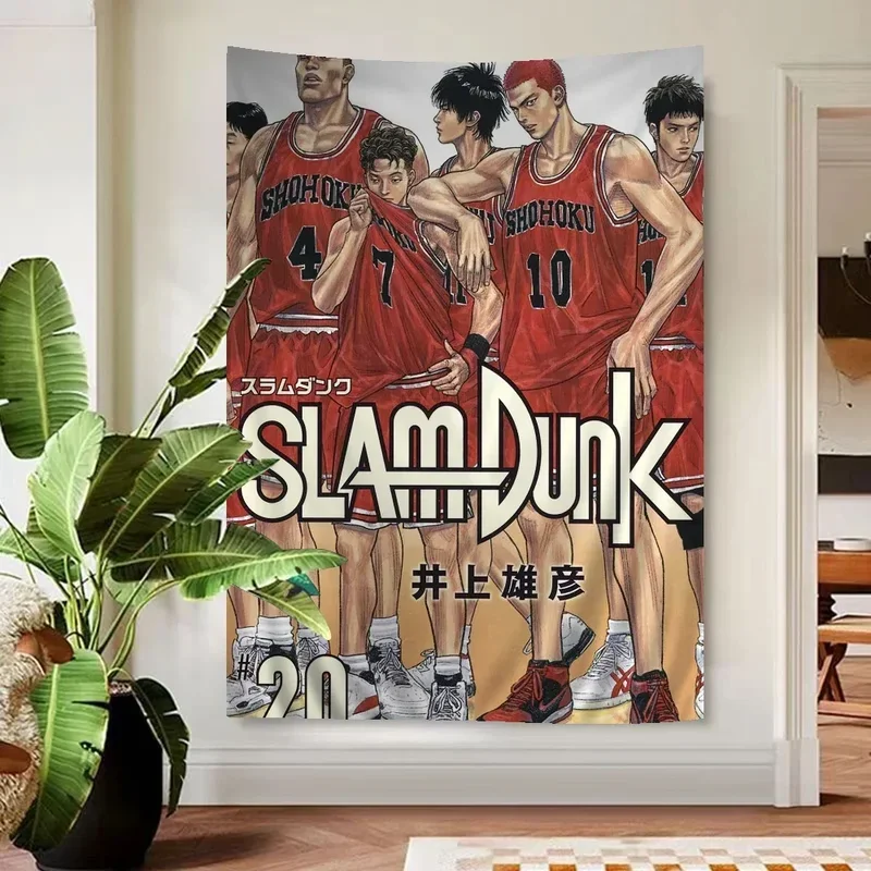 Anime SLAM DUNK Sakuragi DIY tapiz de pared para sala de estar decoración del hogar dormitorio arte de la pared Decoración @ 1! u