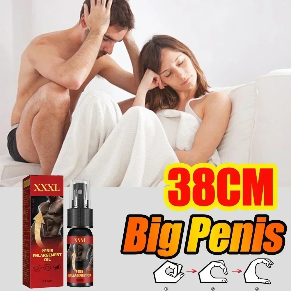 Permanent Penis Thickening Enlargement Oil Spray Big Dick Enhanced Erection Ejaculation Delay For Men Big Cock Growth oil