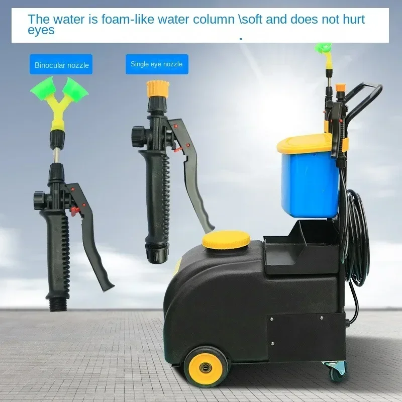 2025 Small Electric Industrial Factory Inspection 35L Mobile Electric Eyewash Workshop Chemical Plant Laboratory Portable Eyewas