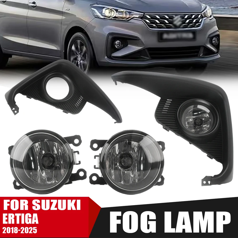

Для Suzuki ERTIGA 2018 2019 2020 2021 2022 2023 2024 2025 Бампер Противотуманные фары Дальние фары с переключателем и комплектами Парный комплект левый + правый