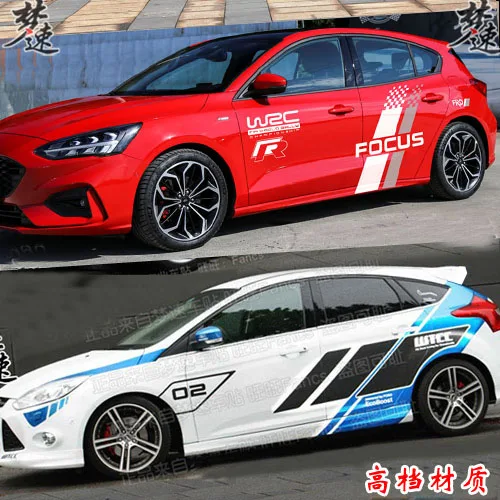 Car sticker FOR Ford Focus body decoration fashionable and sporty Decal film accessories