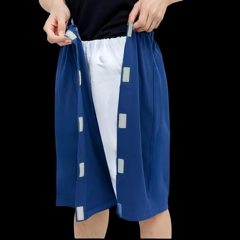 男性の取り外し可能なガジェットスカートと合わせて簡単に開けられるボタンパンツショーツ授乳ショーツマタニティ下着