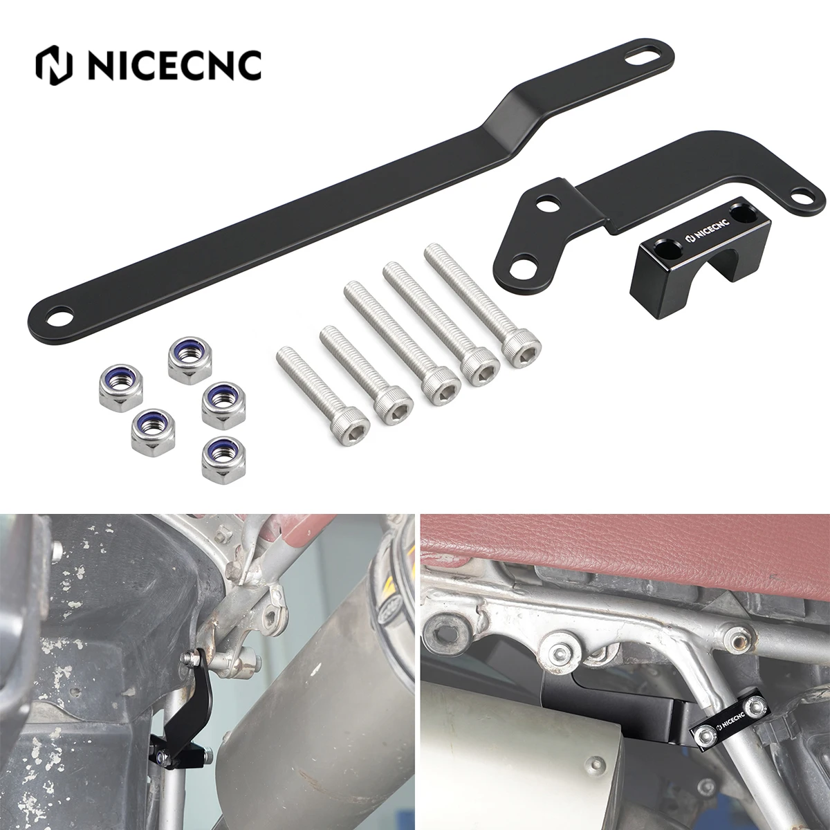 NICECNC For Honda XR650L XR 650L 1993-2025 Motorcycle Rear Subframe Support Reinforced Arm Stiffener Kit 2024 2023 2022 XR 650 L